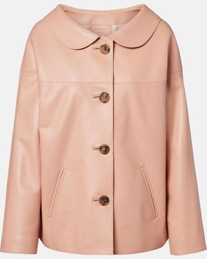 Prada Leather Jacket - Pink