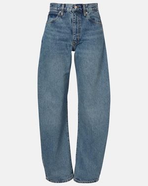 FRAME Bubble Barrel-Leg Jeans - Blue