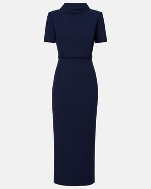 Roland Mouret Cady Midi Dress - Blue