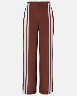 SIR. Hose Marais Aus Seide - Lila