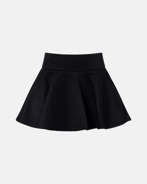 Wardrobe NYC Minifalda Circle De Lana - Negro