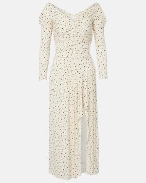 Isabel Marant Giovana Jersey Midi Dress - Natural
