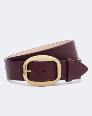 Isabel Marant Dara Leather Belt - Purple