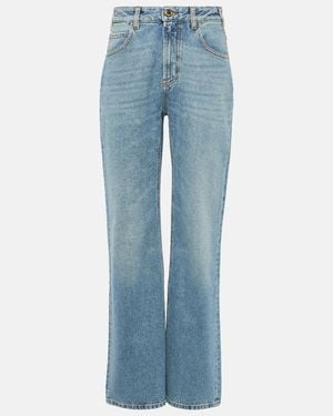 Chloé High-Rise Straight Jeans - Blue