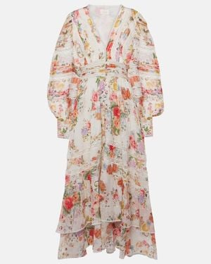 CAMILLA Sew Yesterday Floral Midi Dress - Multicolour