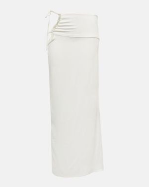 Christopher Esber Bertoia Cut Out Maxi Skirt - White