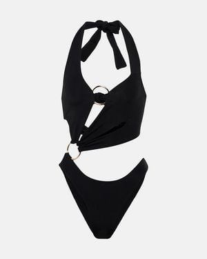 Louisa Ballou Badeanzug Mit Cut-Outs - Schwarz