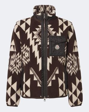 Moncler Veste A Imprime - Noir
