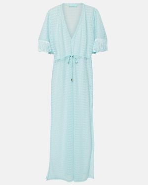 Melissa Odabash Phoebe Beach Cover-Up - Blue