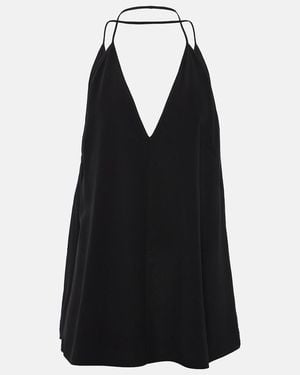 TOTEME Silk Top With Double Halter Neck - Black