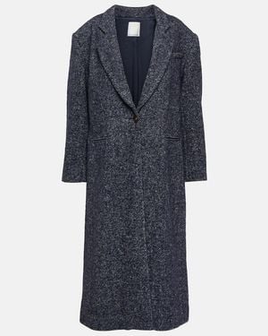 Christopher Esber Herringbone Coat - Blue