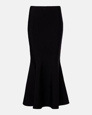 Roland Mouret Knitted Midi Skirt - Black