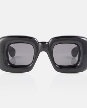 Loewe Inflated Rectangular Sunglasses - Black