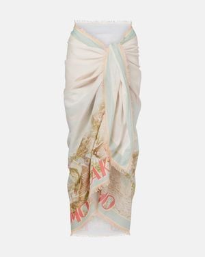 Zimmermann Como Printed Cotton Beach Cover-Up - Natural