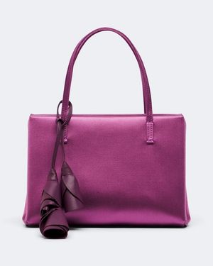 Magda Butrym Henkeltasche Barbara Aus Satin - Lila