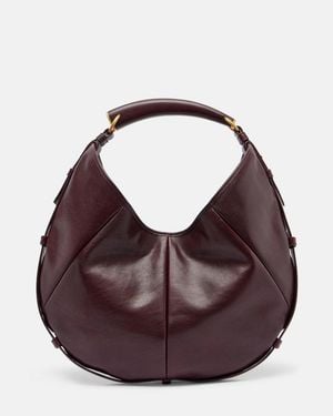 Saint Laurent Schultertasche Mombasa Medium Aus Leder - Braun