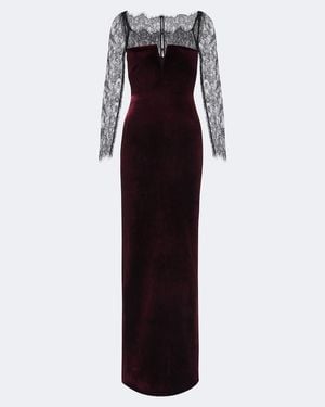 Roland Mouret Abito Lungo - Viola