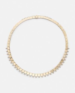 Ileana Makri Collar De Oro De 18 Ct Con Diamantes - Neutro