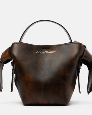 Acne Studios Musubi Mini Leather Shoulder Bag - Black