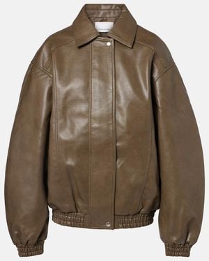 Frankie Shop Prescott Oversized Jacket - Brown
