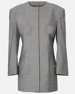 Calvin Klein Parker Wool Jacket - Grey