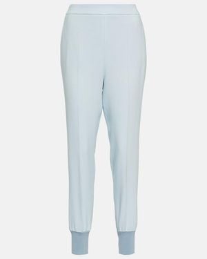 Stella McCartney Julia Crepe Trousers - Blue