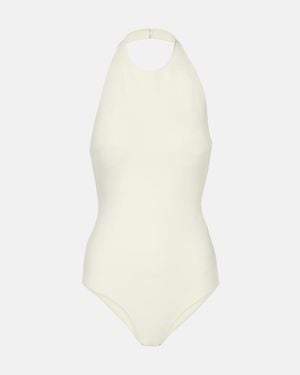 Roland Mouret Halterneck Bodysuit - White