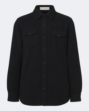 God's True Cashmere Cashmere Shirt With Spinels - Black