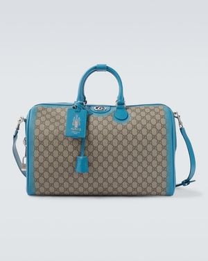 Gucci Bolso De Viaje Medium Con Gg - Azul