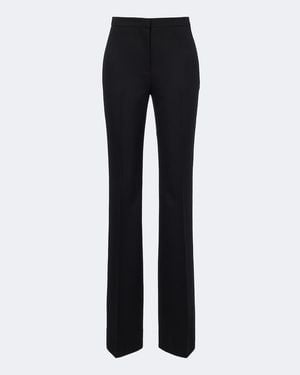 Gucci Gerade Hose Aus Wolle - Blau