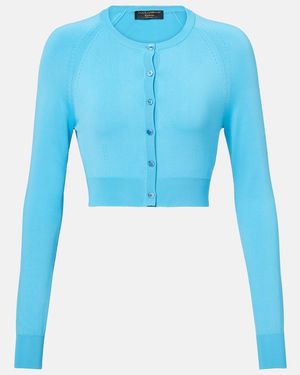 Dolce & Gabbana Cropped-Cardigan - Blau
