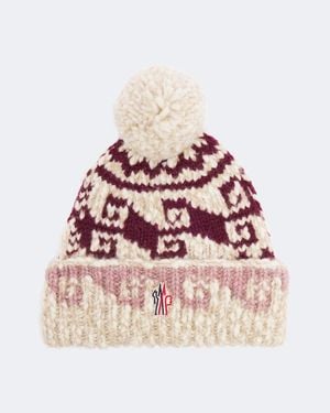 Moncler Muetze Aus Jacquard - Pink