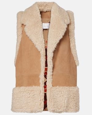 Johanna Ortiz Suede Vest - Natural