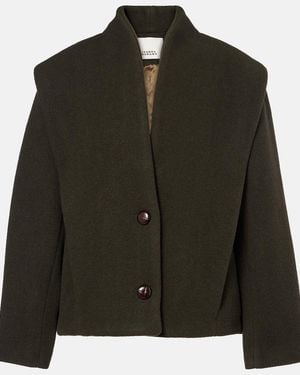 Isabel Marant Dyogo Wool-Blend Jacket - Black