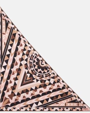PUCCI Tuch Manuba Aus Seiden-Twill - Braun