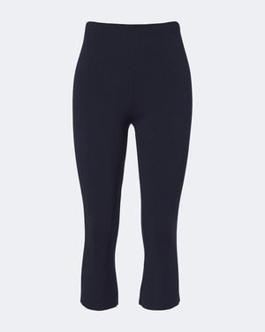 Faithfull the Brand Leandra Cotton-Blend Capri Trousers - Blue