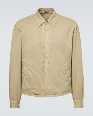 AURALEE Blouson Aus Baumwolle - Natur