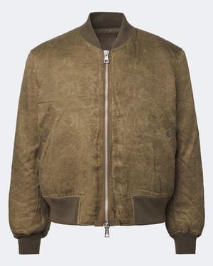 Our Legacy Faded Bomber Jacket - Green