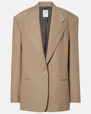 Calvin Klein Avery Wool-Blend Jacket - Brown