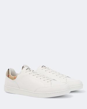 Burberry Leather Set Sneakers - Weiß
