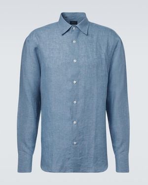 Brioni Linen Shirt - Blue