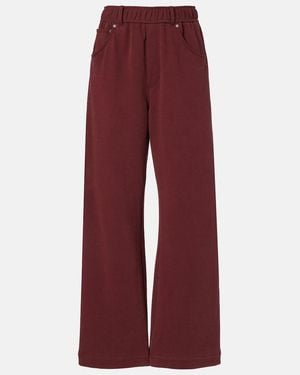 Brunello Cucinelli Jogginghose Aus Baumwoll-Jersey - Rot