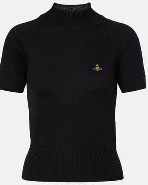 Vivienne Westwood Bea Wool Top - Black