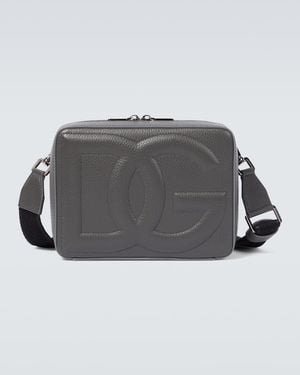 Dolce & Gabbana Dg Leather Camera Bag - Grey