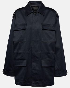 Nili Lotan Lorenzo Cotton Parka - Blue