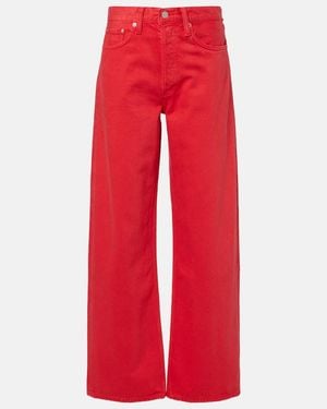 Agolde Jeans Anchos Arc 32 - Rojo