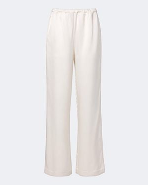 Rohe Satin Wide-Leg Pants - White