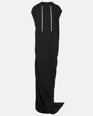 Rick Owens Drkshdw Edfu Cotton Maxi Dress - Black
