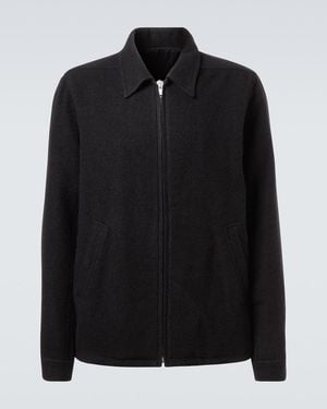 Rick Owens Brad Virgin Wool Jacket - Black