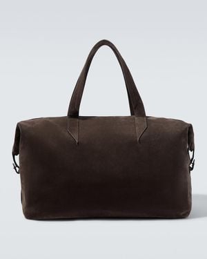 Metier Nomad Weekend Suede Duffel Bag - Black